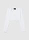Cut Out Crop Long-sleeved White_5