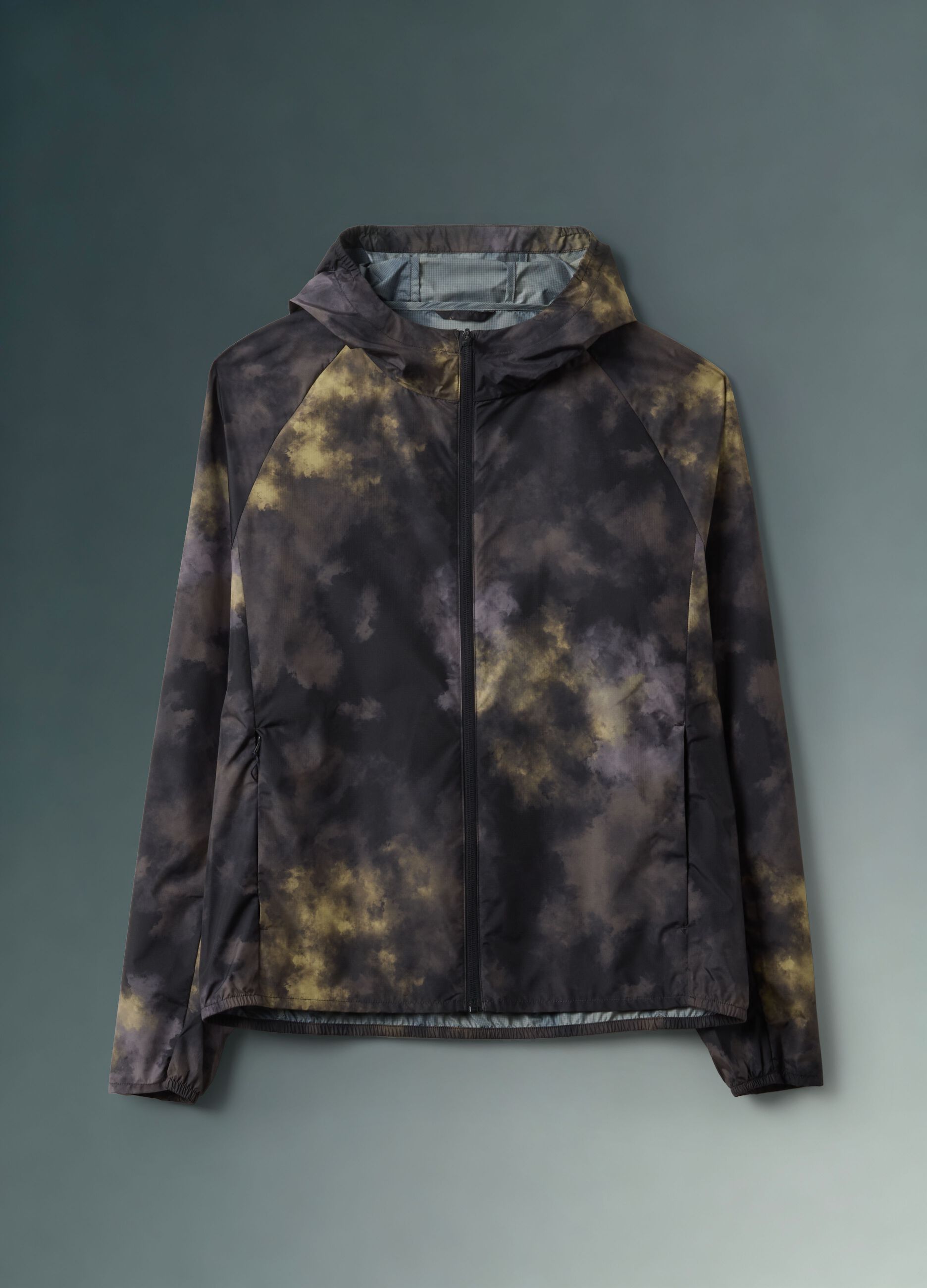 Tie Dye Effect Windbreaker Jacket ALTAVIA WITH DEBORAH COMPAGNONI