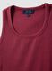 Red stretch cotton vest top, regular fit_5