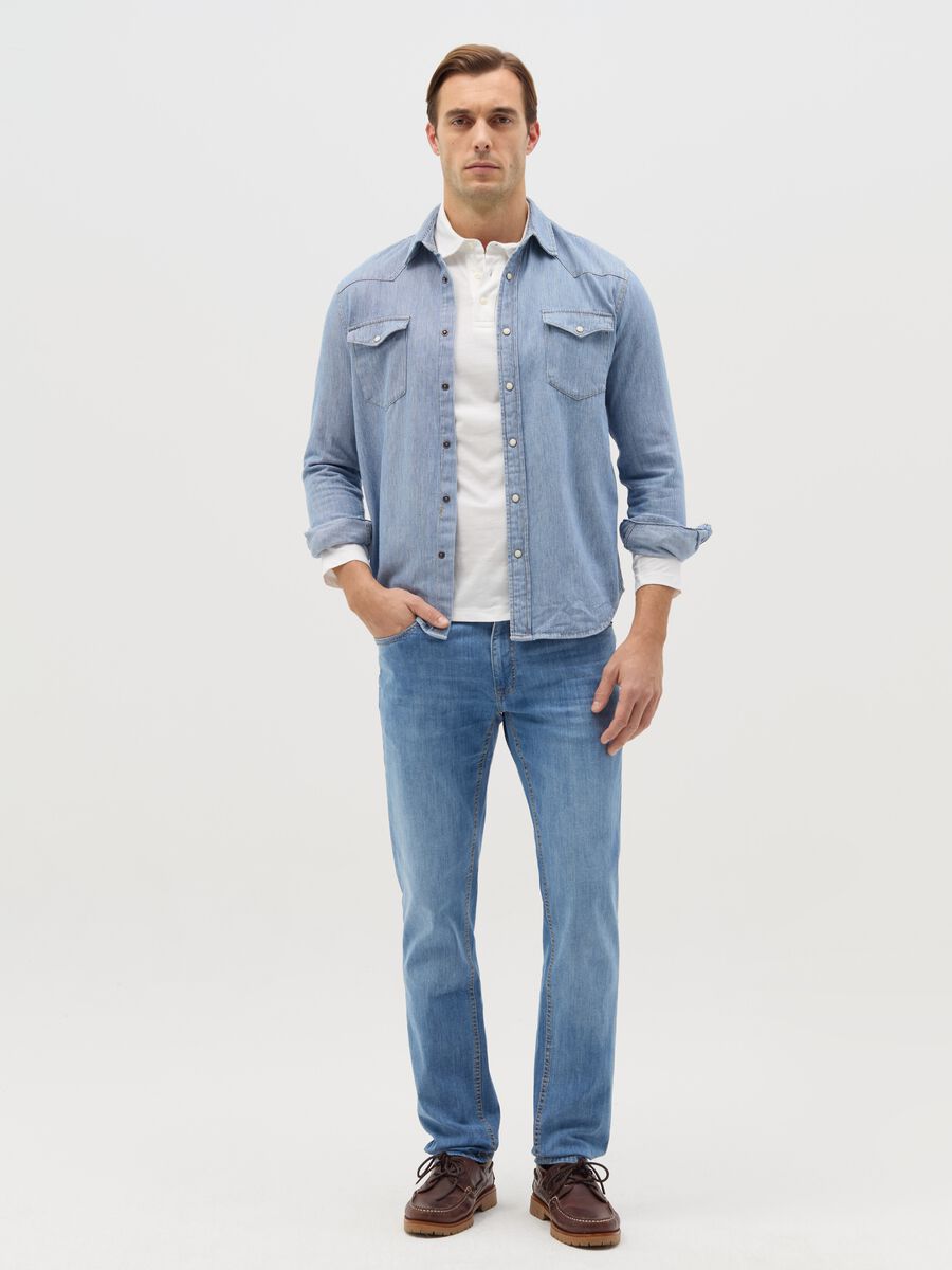 Slim-fit jeans with five pockets_0
