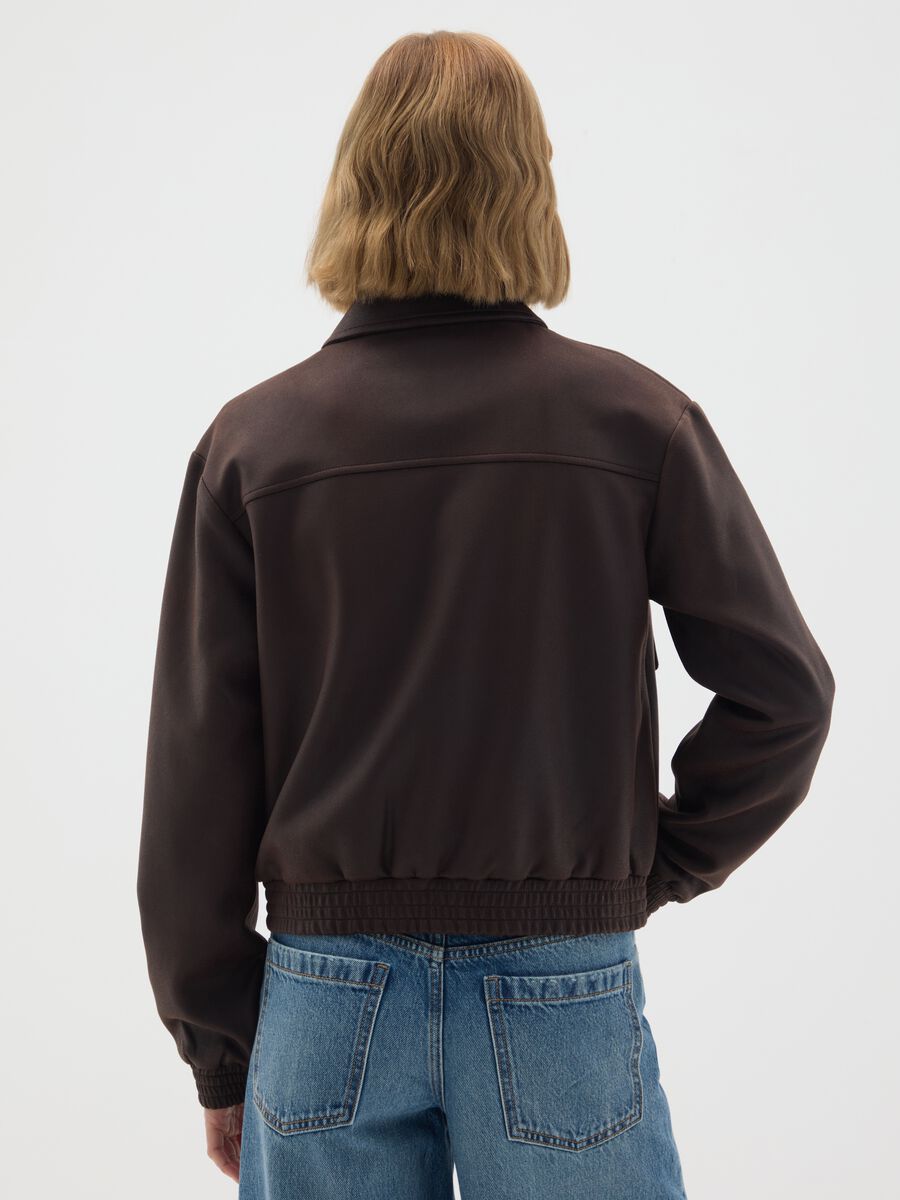 Brown Regular Fit Jacket_2