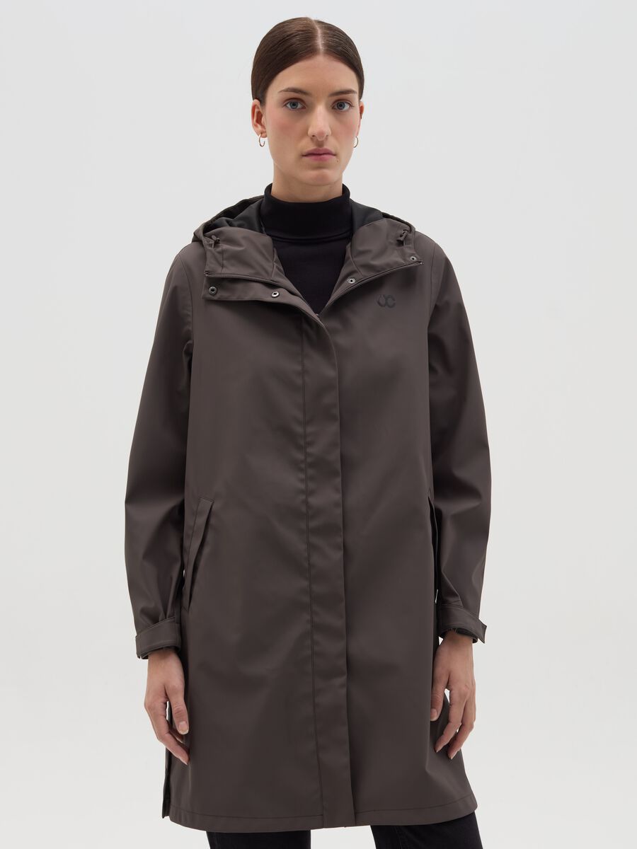 Parka lungo con cappuccio_0