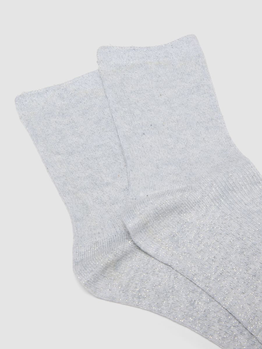 Two-pack of multicolour socks in stretch organic cotton_1