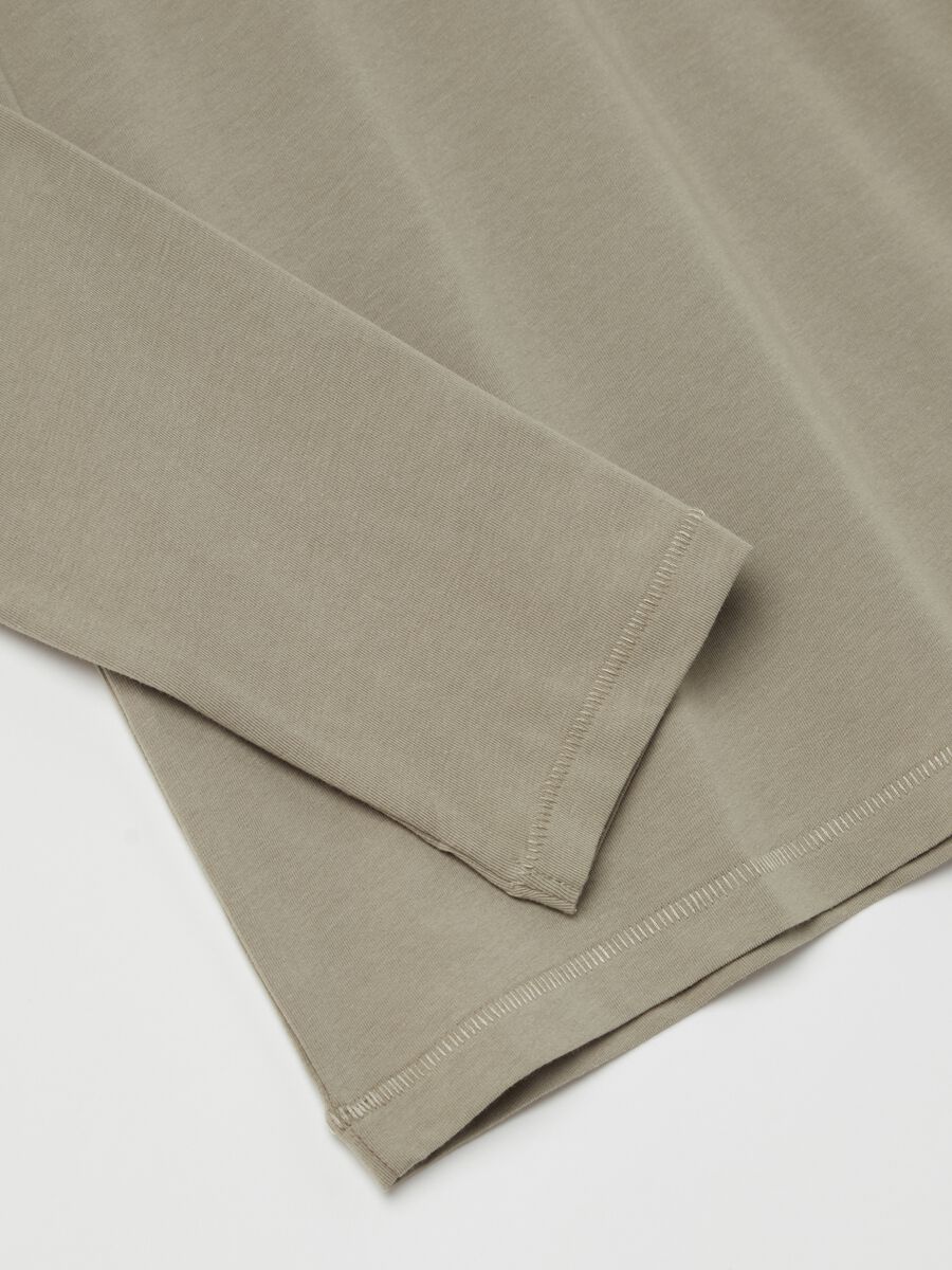 Long-sleeved T-shirt in stretch cotton_5