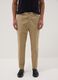 Beige pure cotton chino trousers_1