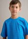 Children's regular fit blue pure cotton t-shirt_2