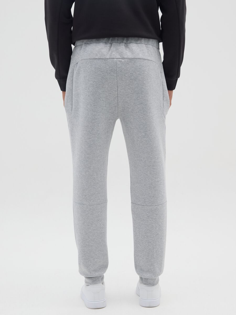 Pantaloni in misto cotone grigi regular fit_2