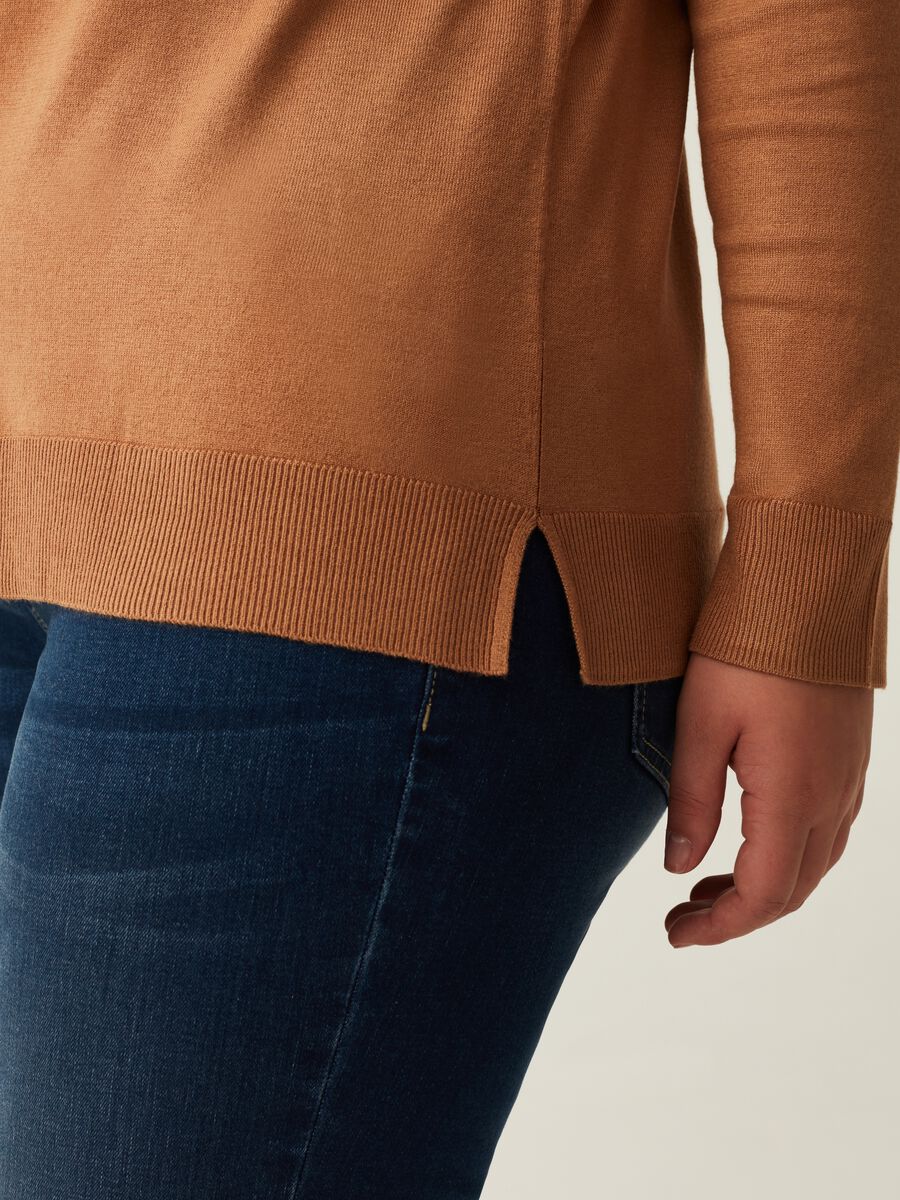 Maglia a maniche lunghe con spacchetti Curvy_3