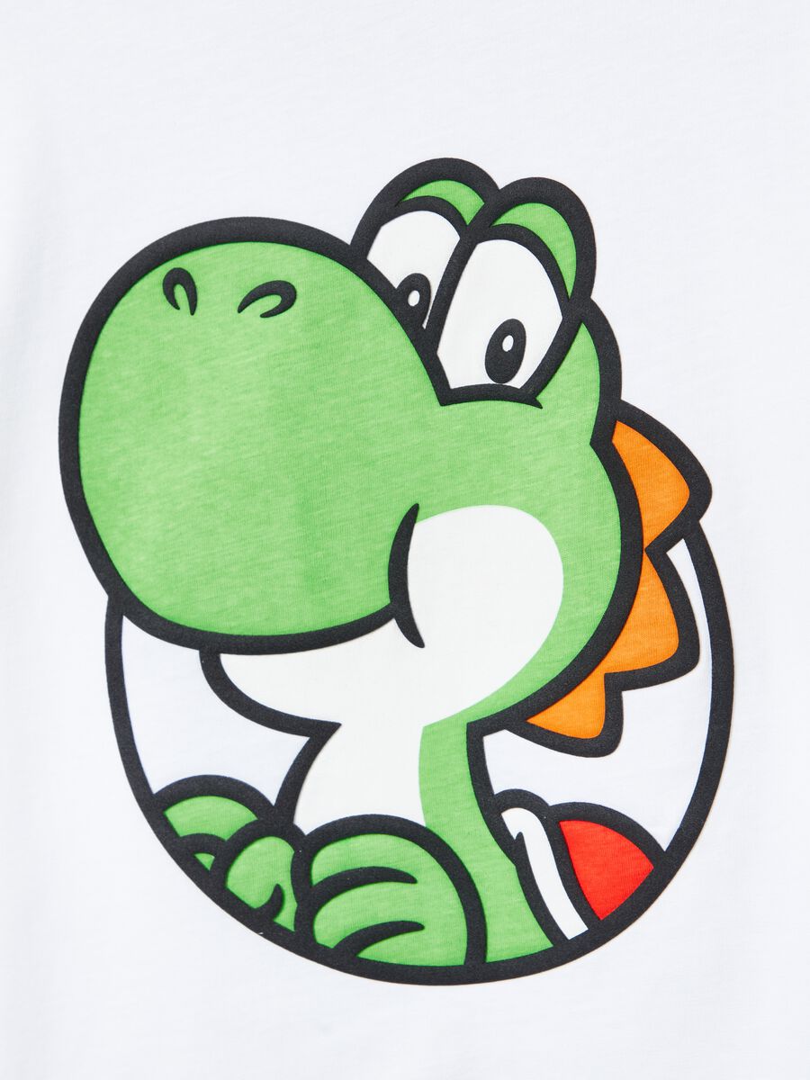 T-shirt a maniche lunghe stampa Super Mario _1