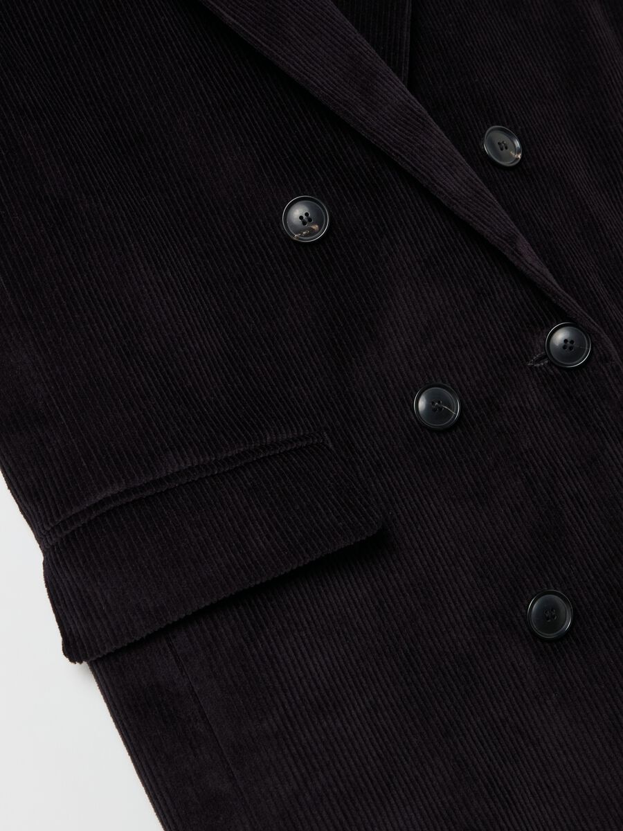 Long oversized double-breasted gilet_5