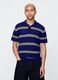 Blue striped cotton blend polo by OVS_0
