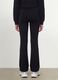 Girls' black slim-fit stretch organic cotton trousers_2