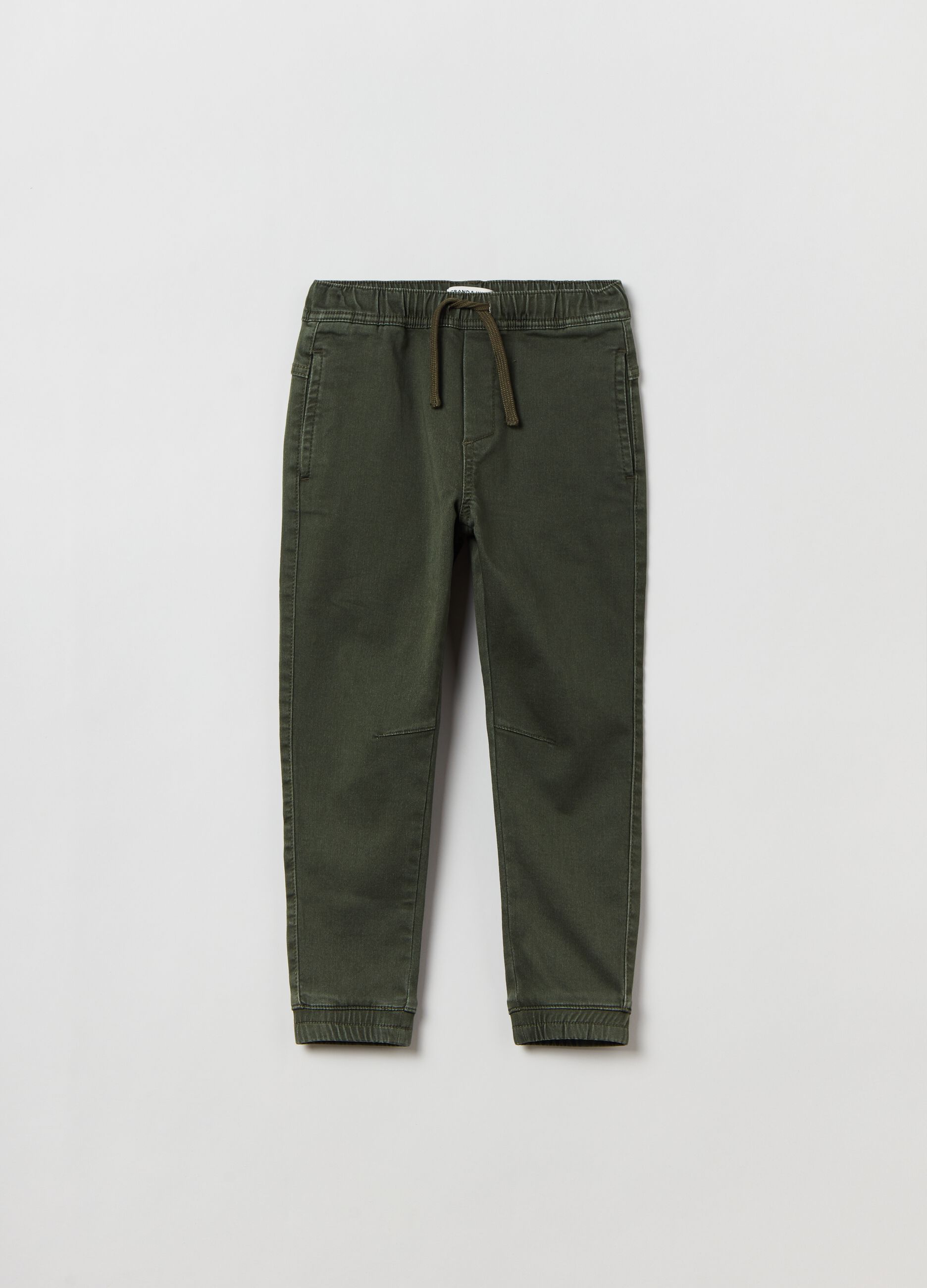 Joggers con coulisse e tasche_1