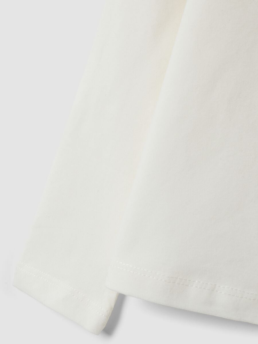 White stretch cotton crew-neck T-shirt_3