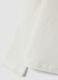T-shirt bianca in cotone elasticizzato con girocollo_3