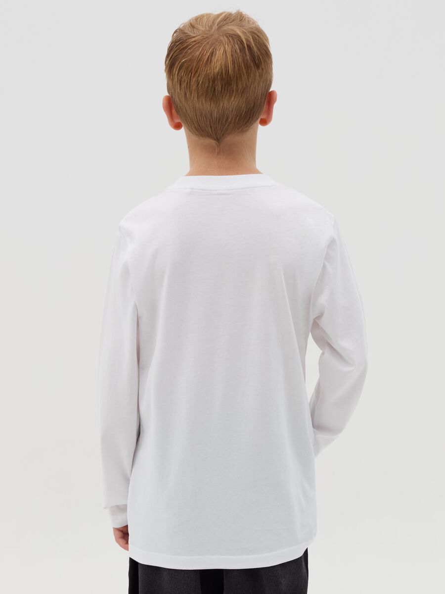 T-shirt maniche lunghe stampa "Born to Skate"_1