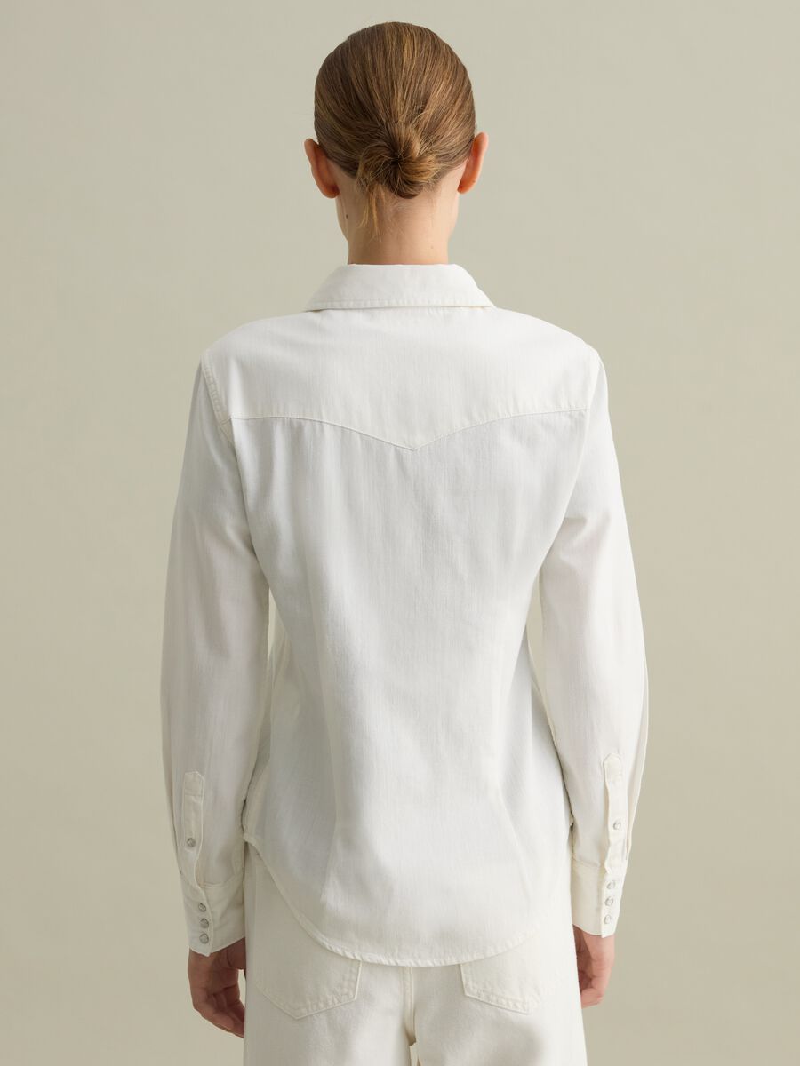 Western shirt in denim_3