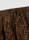 Brown pure viscose mini skirt with ruffles_5