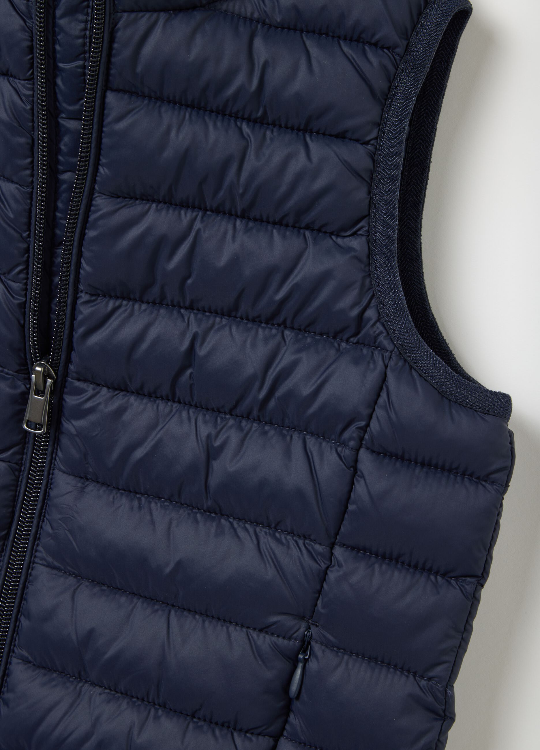 Child's vest in blue blend regular fit