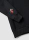 Black cotton-blend hoodie with Miami Heat print_1