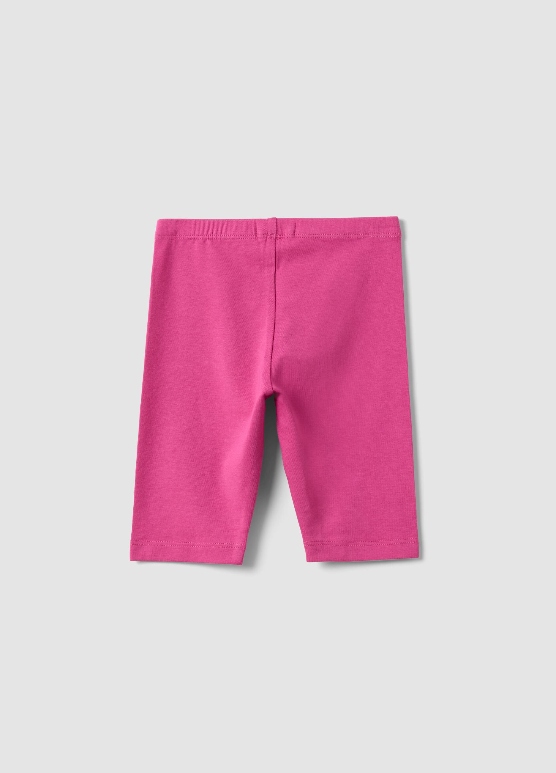 Pink organic cotton shorts
