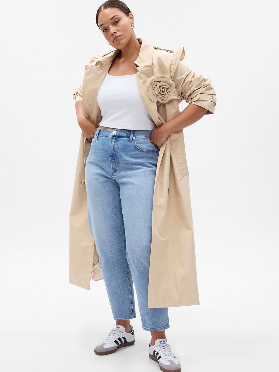 LoveShackFancy double-breasted trench coat with flounce_3