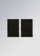 Black ALTAVIA COURT wristbands in stretch cotton_1