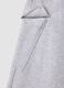 Pantaloni cargo grigi culotte in puro cotone per ragazza_4