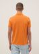 Orange short sleeve pure cotton polo shirt regular fit_2