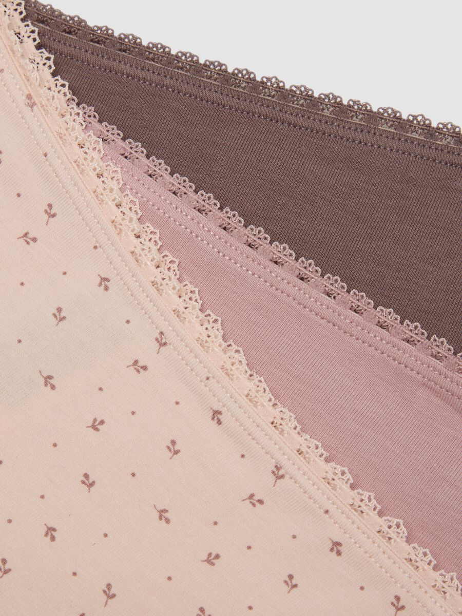 Tripack di slip hipster multicolor in cotone organico elasticizzato_5