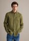 Green pure linen shirt with button-down collar, regular fit_2