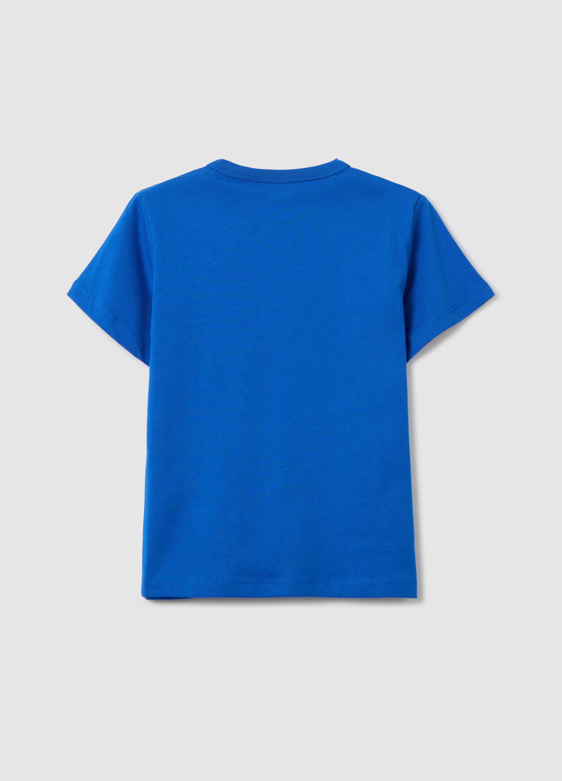 Organic cotton T-shirt with round neck