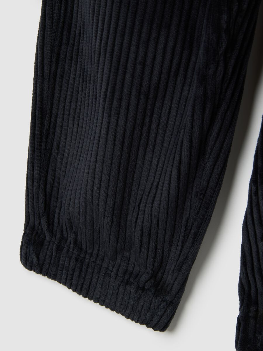 Blue regular fit children's trousers_3