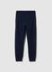 Boys' blue jogger trousers in pure cotton regular fit_1