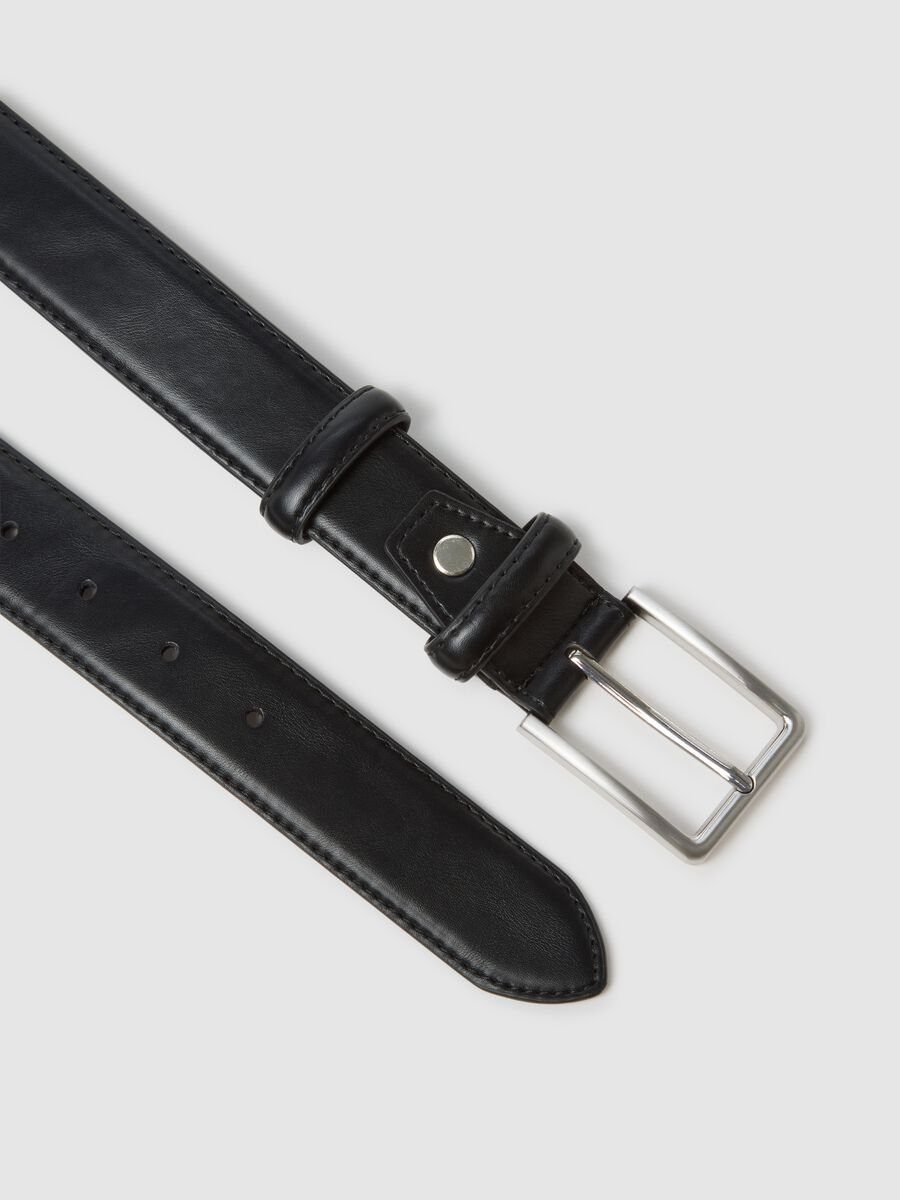 Cintura in vera pelle nera_1