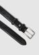 Black Genuine Leather Belt_1
