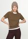Green crew-neck T-shirt in pure organic cotton, regular fit_0