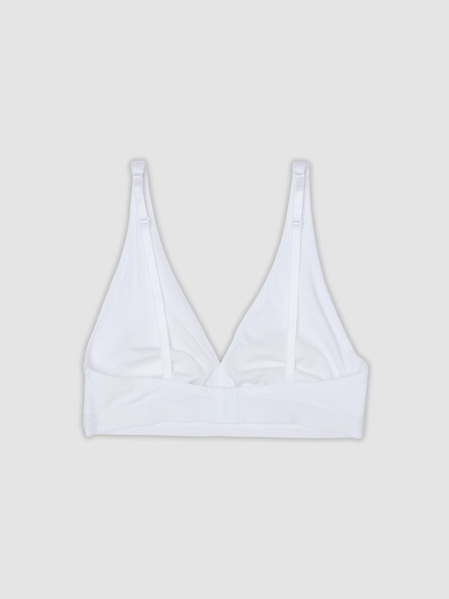 Reggiseno a triangolo bianco in cotone organico elasticizzato_2