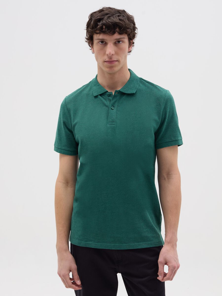 Regular-fit polo shirt in cotton_0