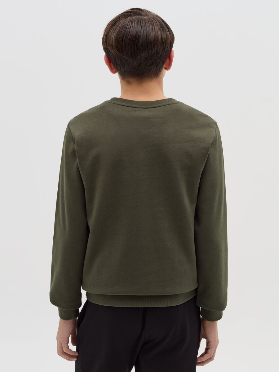 Sweatshirt with snowboard print_2