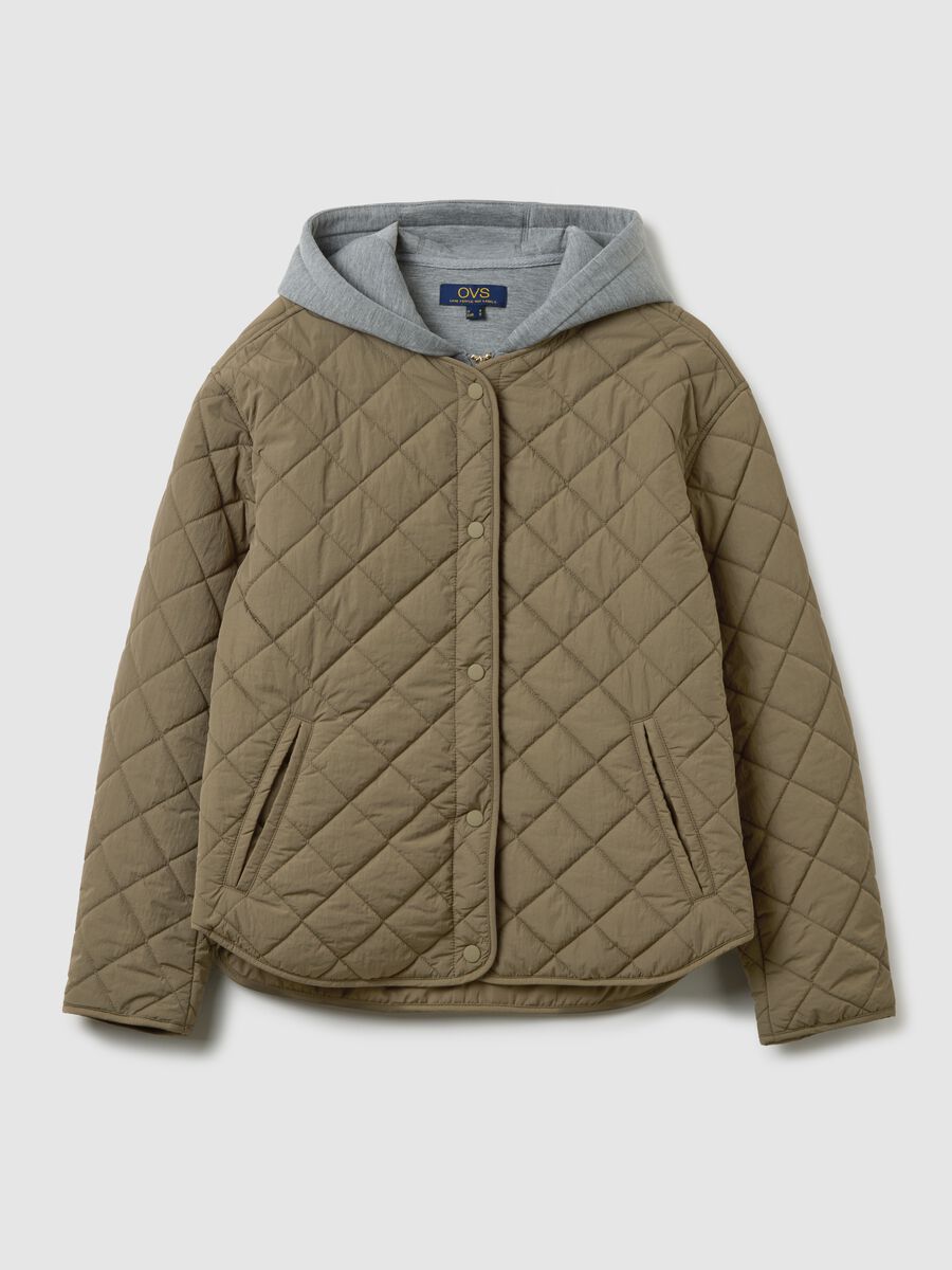 Green Regular Fit Husky Jacket_5