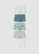 Five-pack of green and white stretch organic cotton boxers_0