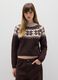 Brown Sweater with Star Pattern_2