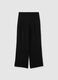 Women's Black Regular Fit Trousers_4