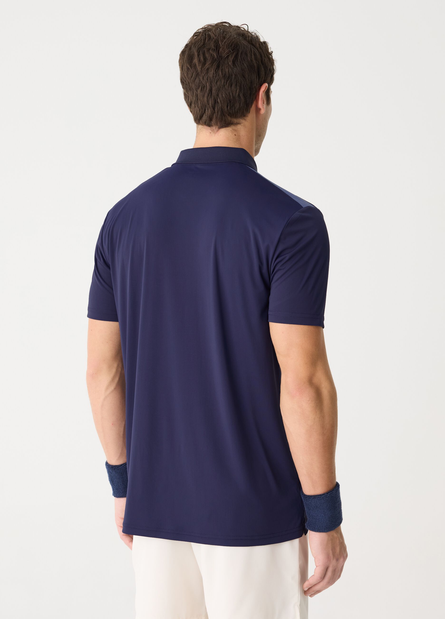 SLAZENGER polo shirt in technical fabric