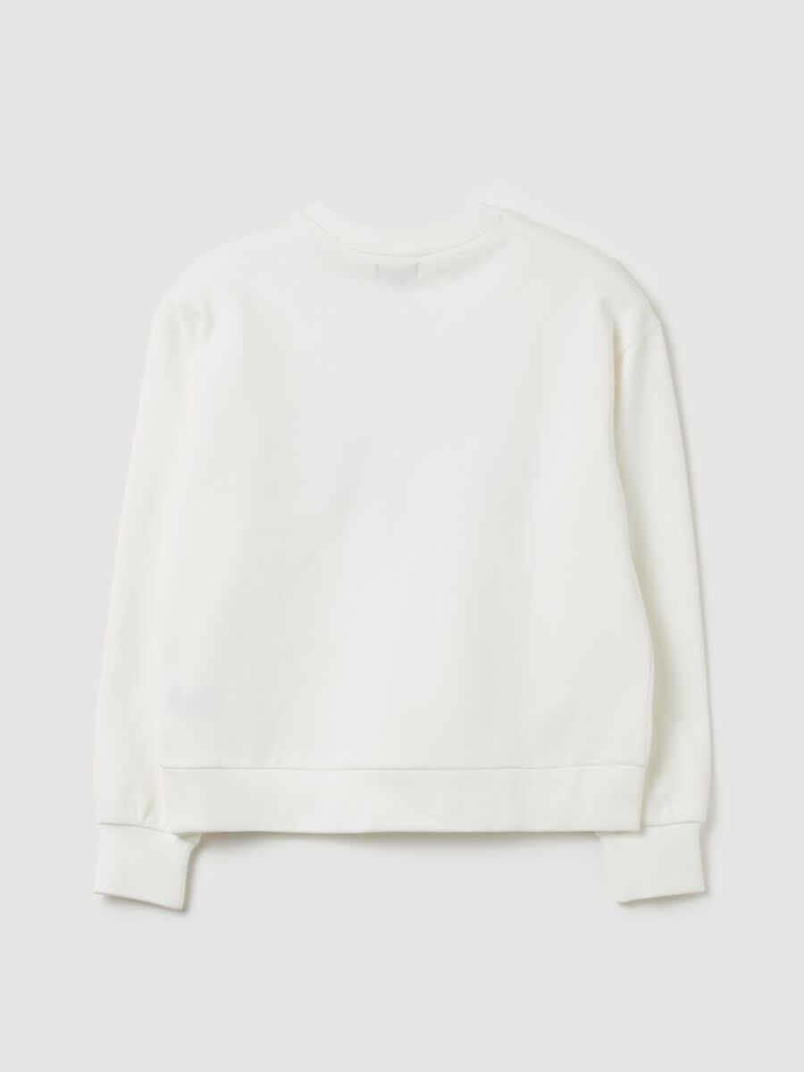 Sweatshirt in cotton with print_4