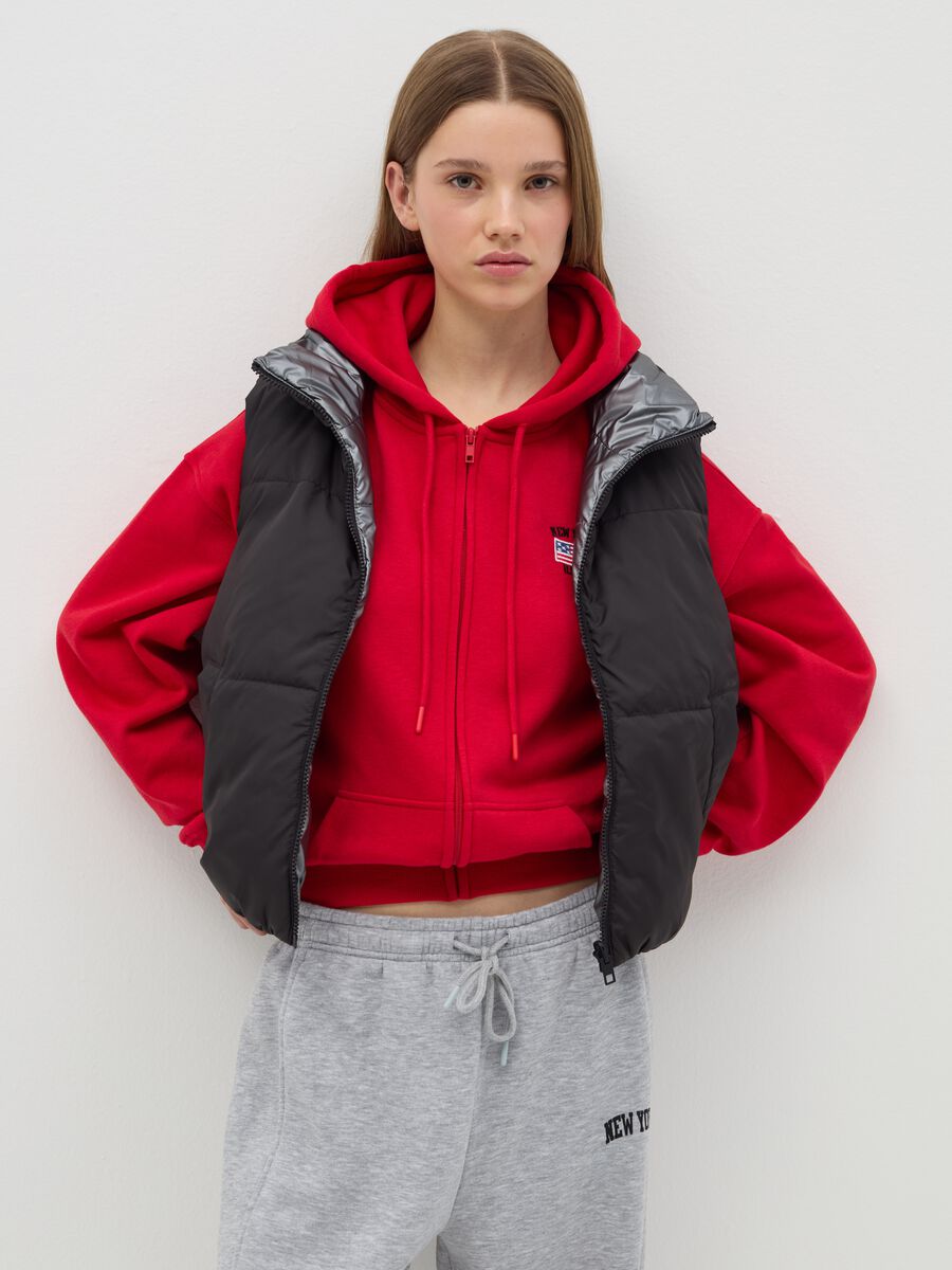Quilted reversible gilet_0