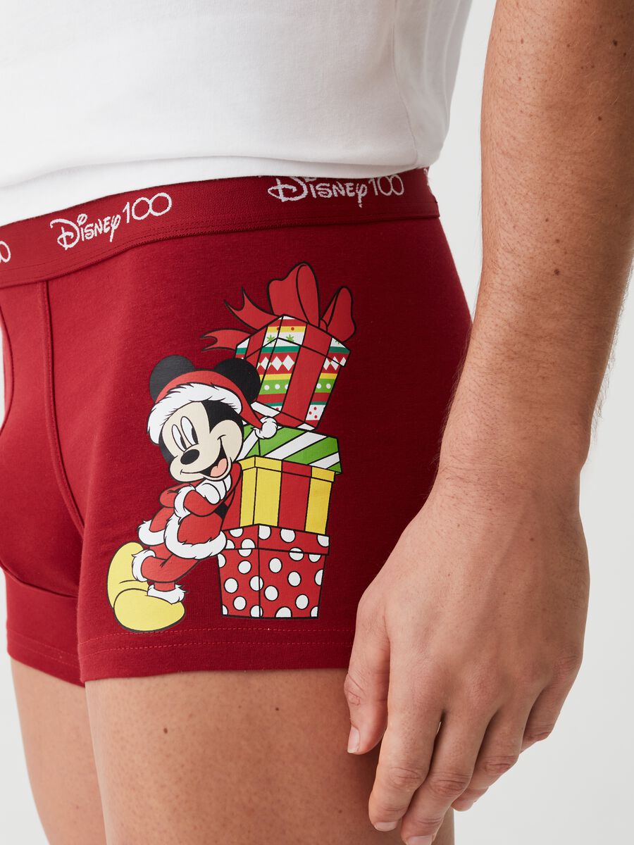 Boxer con stampa Natale Topolino_3