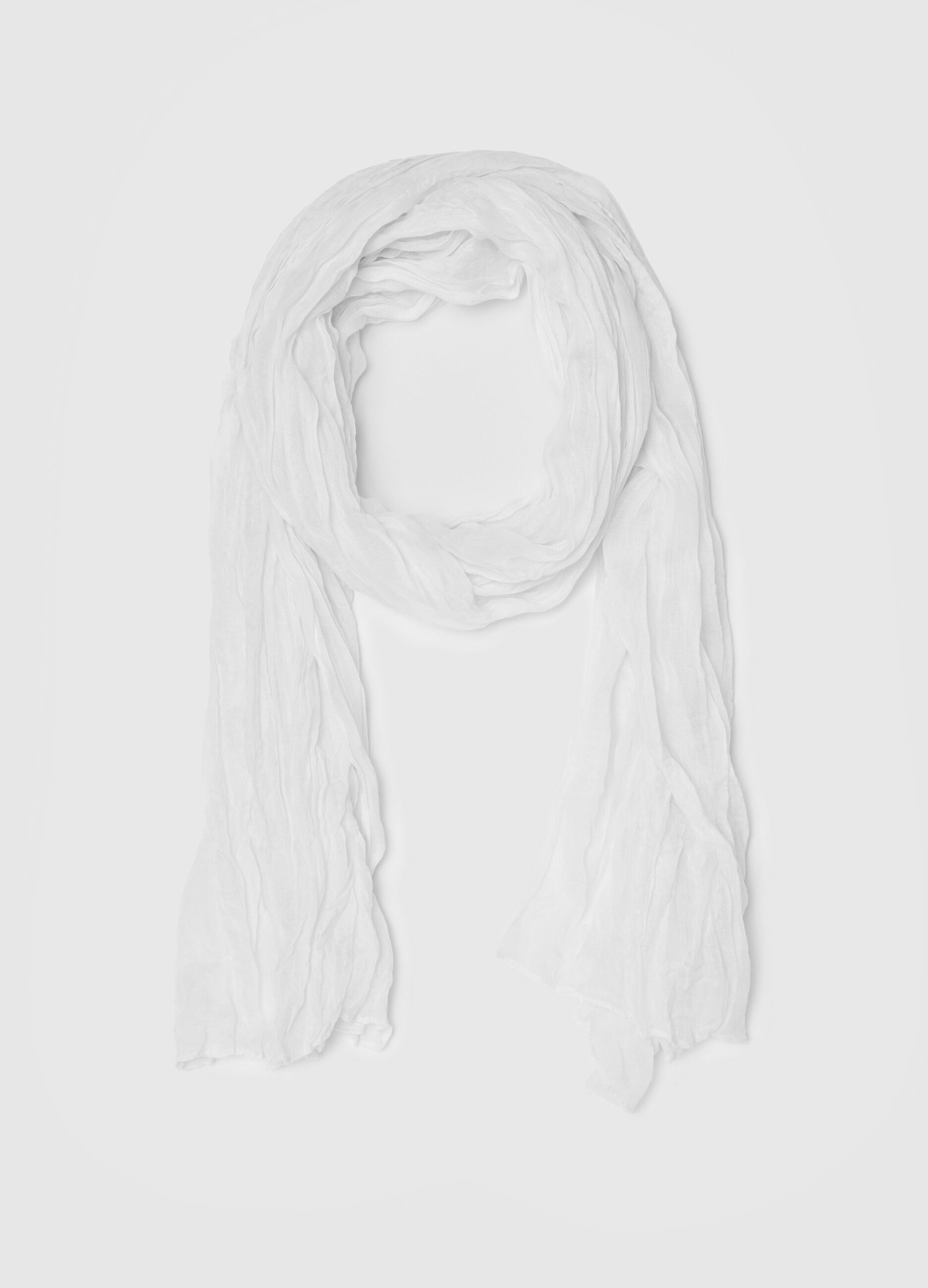 Pashmina effetto crinkle