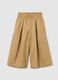 Girls' Beige Blend Wide-Leg Trousers_3